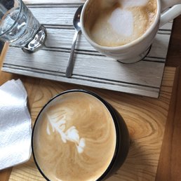 Vienna latte and cappuccino Vienna latte and cappuccino