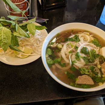 Pho Saigon Pearl - Combination pho (regular size). - Vietnamese Near Me - Irvine, California Pho Saigon Pearl - Combination pho (regular size). - Vietnamese Near Me - Irvine, California