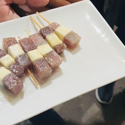 Antigua Casa de Guardia - Tuna and Cheese Skewers