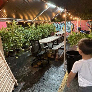 Fat Boy Ricks Burgers - Seating area - Food Trucks Near Me - Miami, Florida Fat Boy Ricks Burgers - Seating area - Food Trucks Near Me - Miami, Florida