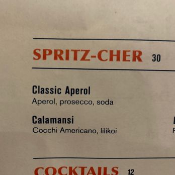 Mad Bene - MUST get the calamansi spritzcher - share a carafe with a friend! - Italian Near Me - Kapolei, Hawaii