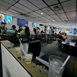 Underdogs Sports Bar & Grill - Inside the bar.