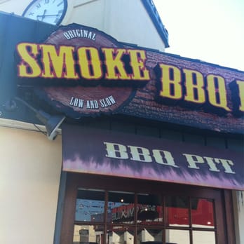 Smoke BBQ Pit - Sign outside - Barbeque Near Me - Springfield Gardens, New York