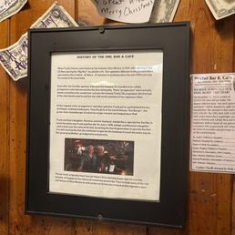 History of the bar cafe