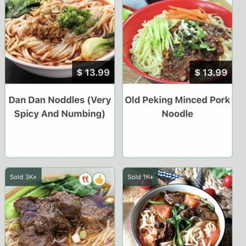 Special Noodle - Menu from scanning QR code - Chinese Near Me - Newark, California