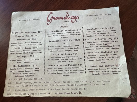 Menu photo 3 Groundling Pizza Gold Beach, OR Menu photo 3 Groundling Pizza Gold Beach, OR