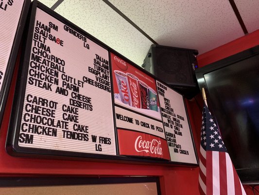 Menu photo 2 Checkers Pizza Manchester, CT