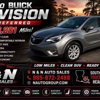 N & N Auto Sales - 2020 Buick Envision Preferred - Used Car Dealers Near Me - Houma, Louisiana N & N Auto Sales - 2020 Buick Envision Preferred - Used Car Dealers Near Me - Houma, Louisiana