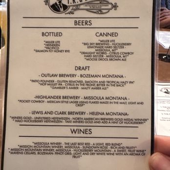 TR's Burgers - Beer list - Burgers Near Me - West Yellowstone, Montana TR's Burgers - Beer list - Burgers Near Me - West Yellowstone, Montana