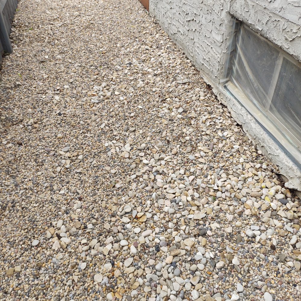 Summergreen Landscaping - No grading work was completed and fabric laid to prevent weeds from growing in the gravel. Another job paid for and never completed. - Landscape Architects or Designers Near Me Summergreen Landscaping - No grading work was completed and fabric laid to prevent weeds from growing in the gravel. Another job paid for and never completed. - Landscape Architects or Designers Near Me
