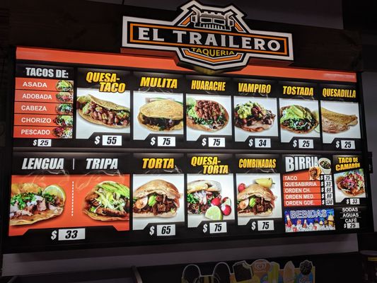 Menu photo 2 Taquería El Trailero Ensenada, BCN
