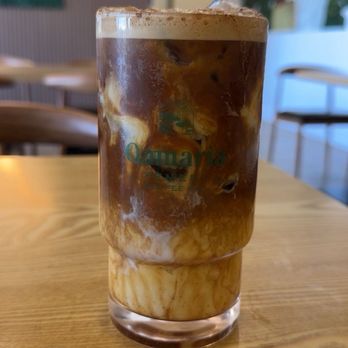 Qamaria Yemeni Coffee - Brown sugar shaken espresso - Coffee & Tea Near Me - Concord, California Qamaria Yemeni Coffee - Brown sugar shaken espresso - Coffee & Tea Near Me - Concord, California