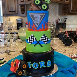 a monster truck birthday cake a monster truck birthday cake