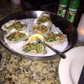 Bonefish Grill - Oysters, baked Rockefeller style. - Seafood Near Me - Lake Worth, Florida Bonefish Grill - Oysters, baked Rockefeller style. - Seafood Near Me - Lake Worth, Florida
