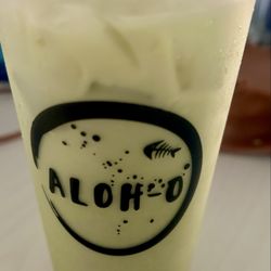 Aloh-o - The matcha milk tea with boba was quite good