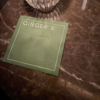 Ginger's - Napkin - Cocktail Bars Near Me - Dallas, Texas Ginger's - Napkin - Cocktail Bars Near Me - Dallas, Texas