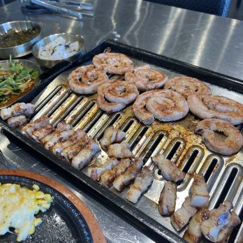 Yangmani - one order of pork belly and gopchang! - Korean Near Me - Rowland Heights, California Yangmani - one order of pork belly and gopchang! - Korean Near Me - Rowland Heights, California