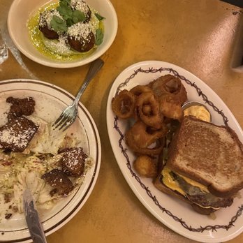 Yellow Rose - Spanish Rice Arancini  patty melt salad (my favorite thing ever) - Tex-Mex Near Me - New York, New York