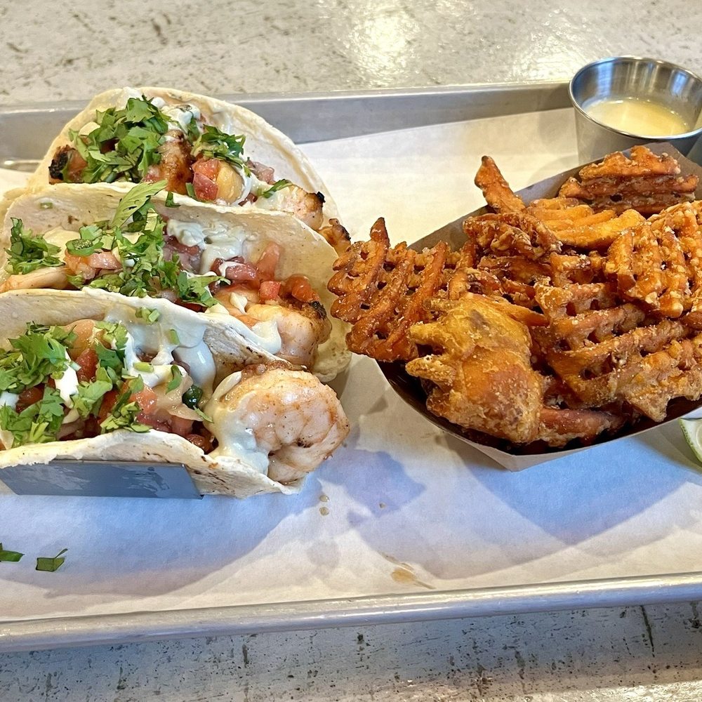 Twisted Pine - Shrimp tacos, sweet potato fries - Bars Near Me - Winston-Salem, North Carolina Twisted Pine - Shrimp tacos, sweet potato fries - Bars Near Me - Winston-Salem, North Carolina