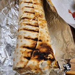 Father Nature Lavash Bistro - Double-Pleasure Sandwich - falafel + Chicken shawarma