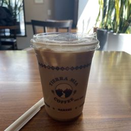 Iced horchata latte Iced horchata latte