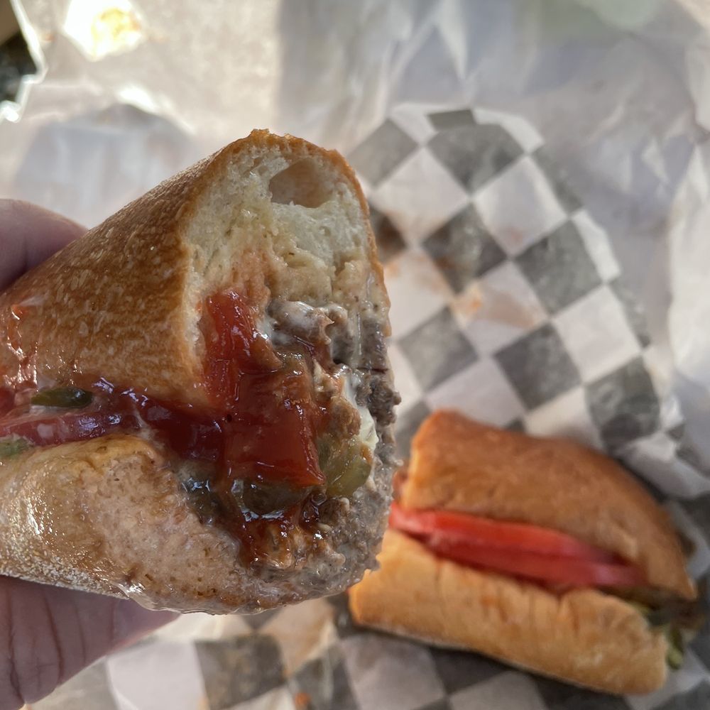 Small cheesesteak Small cheesesteak