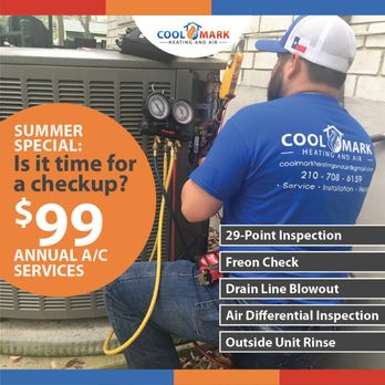 Coolmark Heating and Air - Heating & Air Conditioning/HVAC Near Me - San Antonio, Texas Coolmark Heating and Air - Heating & Air Conditioning/HVAC Near Me - San Antonio, Texas