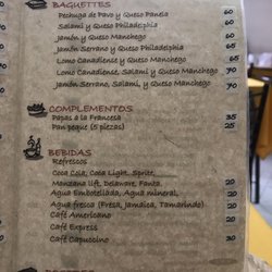 Mangiata - Menu