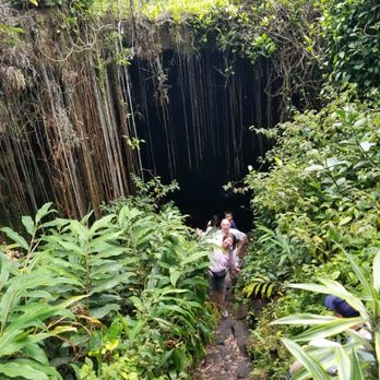 Kaumana Caves - view of the cave opening - Parks Near Me Kaumana Caves - view of the cave opening - Parks Near Me