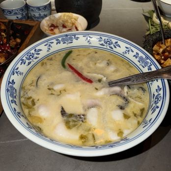Mountain House - Fish in sour cabbage soup - Szechuan Near Me - Rowland Heights, California Mountain House - Fish in sour cabbage soup - Szechuan Near Me - Rowland Heights, California