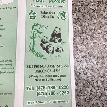 Taiwan Chinese Restaurant - the menu for the restaurant - Chinese Near Me - Macon, Georgia Taiwan Chinese Restaurant - the menu for the restaurant - Chinese Near Me - Macon, Georgia