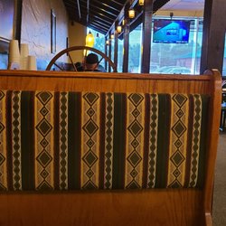 El Toro Cantina Authentic Mexican Restaurant - Booths have canopy above them
