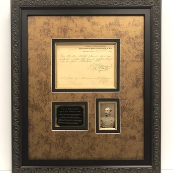 Fine Line Picture Framing - Handwritten note by PGT Beauregard - Framing Near Me - Costa Mesa, California Fine Line Picture Framing - Handwritten note by PGT Beauregard - Framing Near Me - Costa Mesa, California