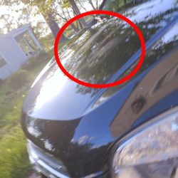 You can see where it didn't clean my car.