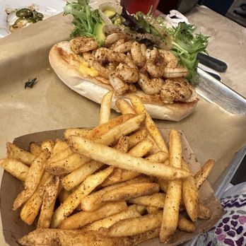 Blackened Brew - Shrimp poboy - New American Near Me - Hammond, Louisiana Blackened Brew - Shrimp poboy - New American Near Me - Hammond, Louisiana