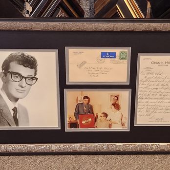 Frame de Art - Buddy Holly Collage - Framing Near Me - Englewood, Colorado Frame de Art - Buddy Holly Collage - Framing Near Me - Englewood, Colorado