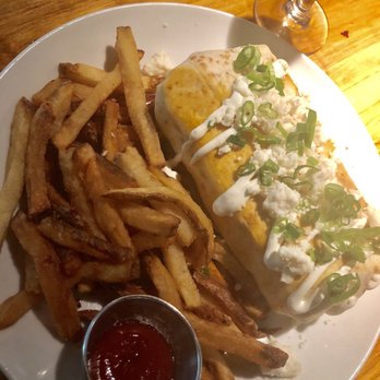 Ariete - Breakfast burrito with added chorizo and fries. - New American Near Me - Miami, Florida