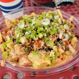 Poke Bowl. Tuna & Salmon Poke Bowl. Tuna & Salmon