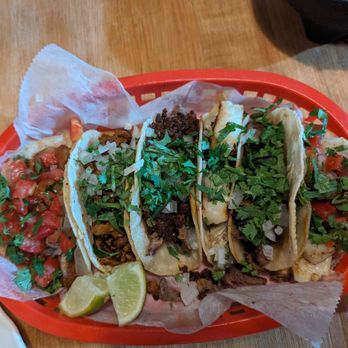 La Lupe Mexican Restaurant - Pork belly taco, Al Pastor, steak and chorizo taco, shrimp taco, Baja fish taco, and lengua taco. - Mexican Near Me - Pompano Beach, Florida La Lupe Mexican Restaurant - Pork belly taco, Al Pastor, steak and chorizo taco, shrimp taco, Baja fish taco, and lengua taco. - Mexican Near Me - Pompano Beach, Florida