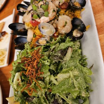 Tapa the World - Paella with Salad - Lunch Special - Spanish Near Me - Sacramento, California