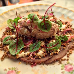 North & Navy - Smoked tuna with braised beef tongue