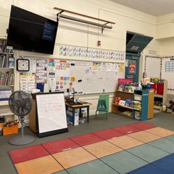 Harding School - Kindergarten room