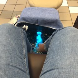 Creative Nail - I like the spa tub liner...and the hospitality of beverages. #SoFarSoGood