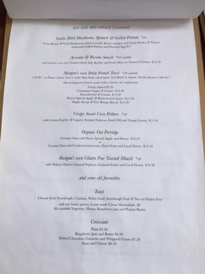 Menu photo 3 Shotgun Espresso Maleny, QLD Menu photo 3 Shotgun Espresso Maleny, QLD