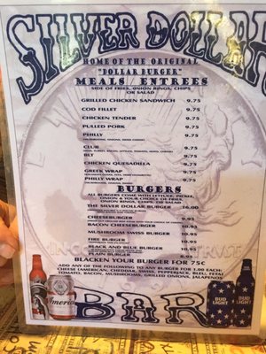 Menu photo 8 Silver Dollar Bar Cody, WY Menu photo 8 Silver Dollar Bar Cody, WY
