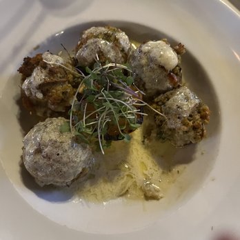 Rouj Creole - Mushrooms stuffed w/ shrimp/crab/eggplant dressing. Delicious - Cajun/Creole Near Me - Baton Rouge, Louisiana Rouj Creole - Mushrooms stuffed w/ shrimp/crab/eggplant dressing. Delicious - Cajun/Creole Near Me - Baton Rouge, Louisiana