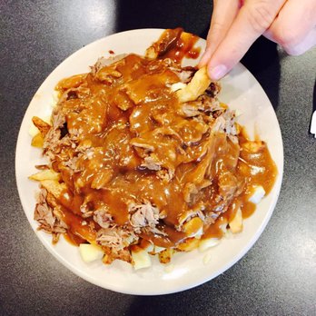 Maple Leaf Diner - :: Roast Beef Poutine......my husband and I DEVOURED this. So tasty!! - American Near Me - Dallas, Texas Maple Leaf Diner - :: Roast Beef Poutine......my husband and I DEVOURED this. So tasty!! - American Near Me - Dallas, Texas