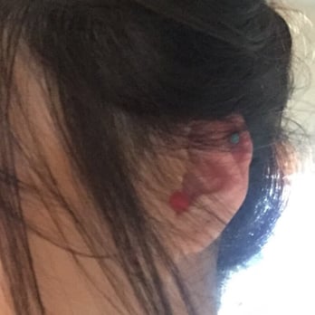 Urban Body - Helix piercing with turquoise stud - Piercing Near Me - Davis, California Urban Body - Helix piercing with turquoise stud - Piercing Near Me - Davis, California