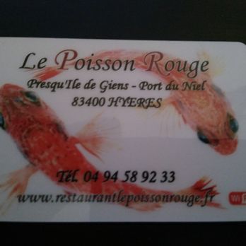 Le Poisson Rouge - Seafood Near Me - Hyères, 83