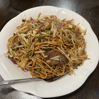 Sichuan Street Food - Sichuan Home-Style Fried Noodle with Beef - Szechuan Near Me - Pasadena, California